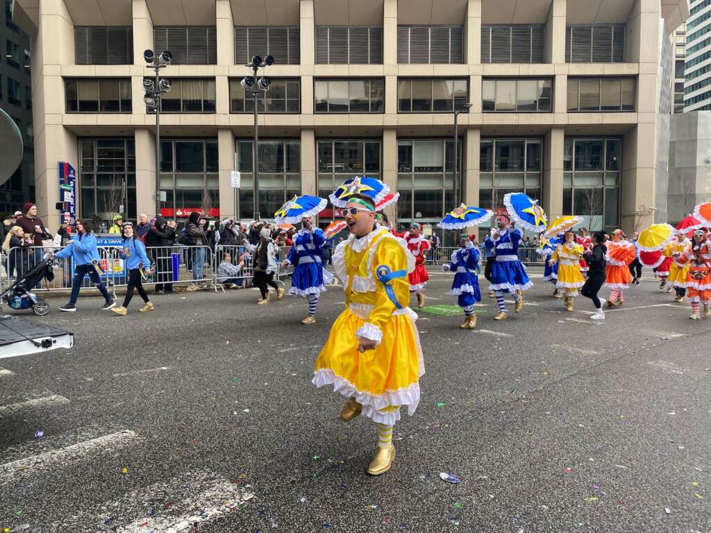  The Mummers Parade returned to Broad Street for 2022. (Tennyson Donyéa, WHYY)
