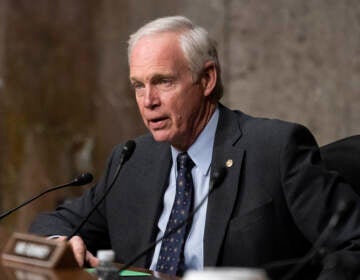 Sen. Ron Johnson, R-Wis., speaks during a hearing of the Senate Foreign Relations to examine U.S.-Russia policy with testimony from Victoria Nuland, Under Secretary of State for Political Affairs, on Capitol Hill, Tuesday, Dec. 7, 2021, in Washington. (AP Photo/Alex Brandon, Pool)