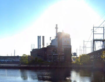 The Vicinity Energy cogeneration plant along the Schuylkill River