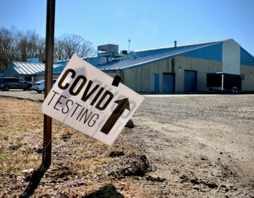 The COVID-19 testing center at the Blue Barn in Evesham Township, N.J., which offers rapid tests, will be open on Sunday for those who wish to test before attending Super Bowl gatherings