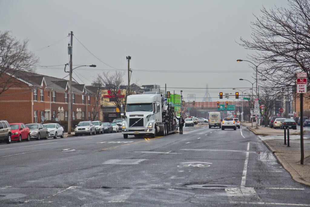 The intersection at Washington Avenue