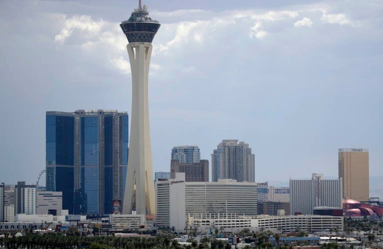 File photo: This Tuesday, Aug. 29, 2017, file photo shows the Las Vegas skyline.  (AP Photo/John Locher, File)