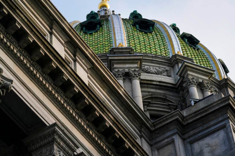 The Pennsylvania Capitol is shown in Harrisburg, Pa., Wednesday, Sept. 15, 2021.