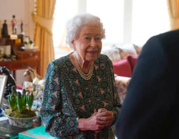 Queen Elizabeth II speaks at Windsor Castle