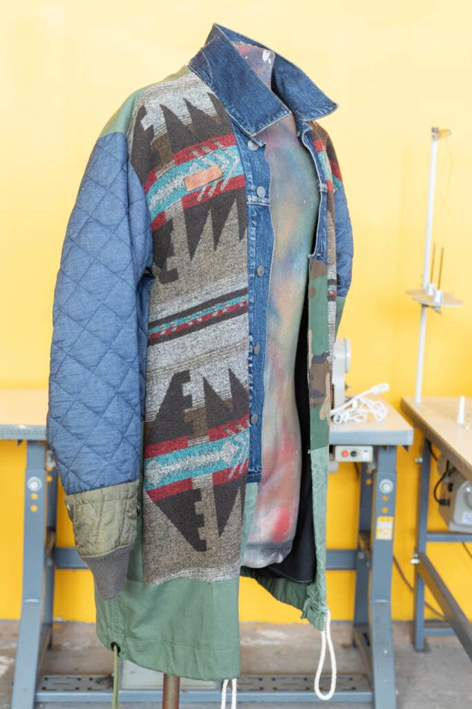 A jacket made by Matin Fahim