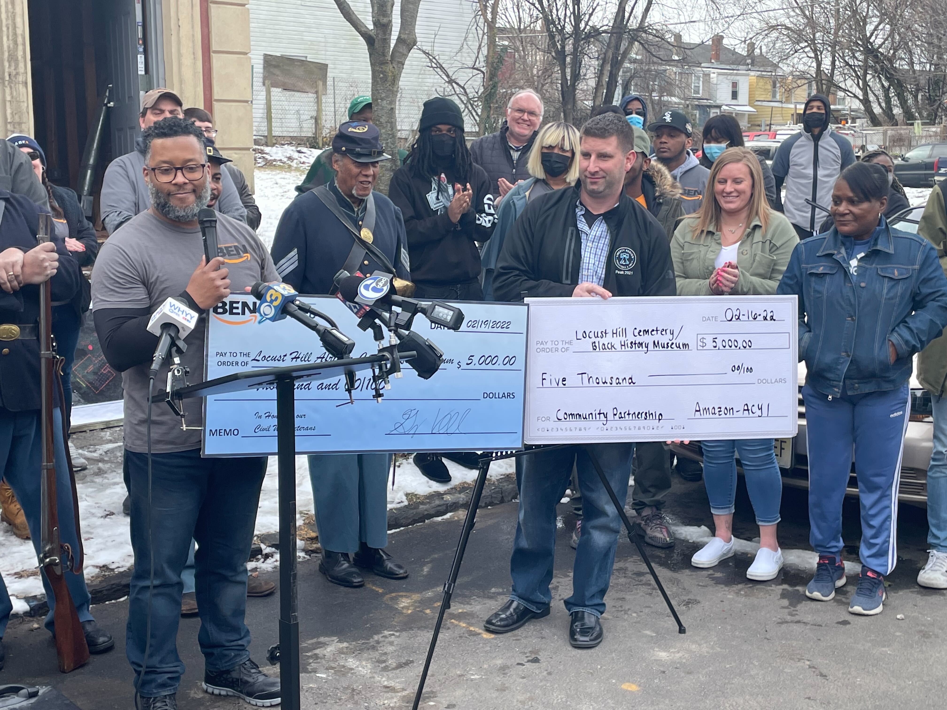 Amazon employees donate $10K to preserve Trenton’s Black history - WHYY