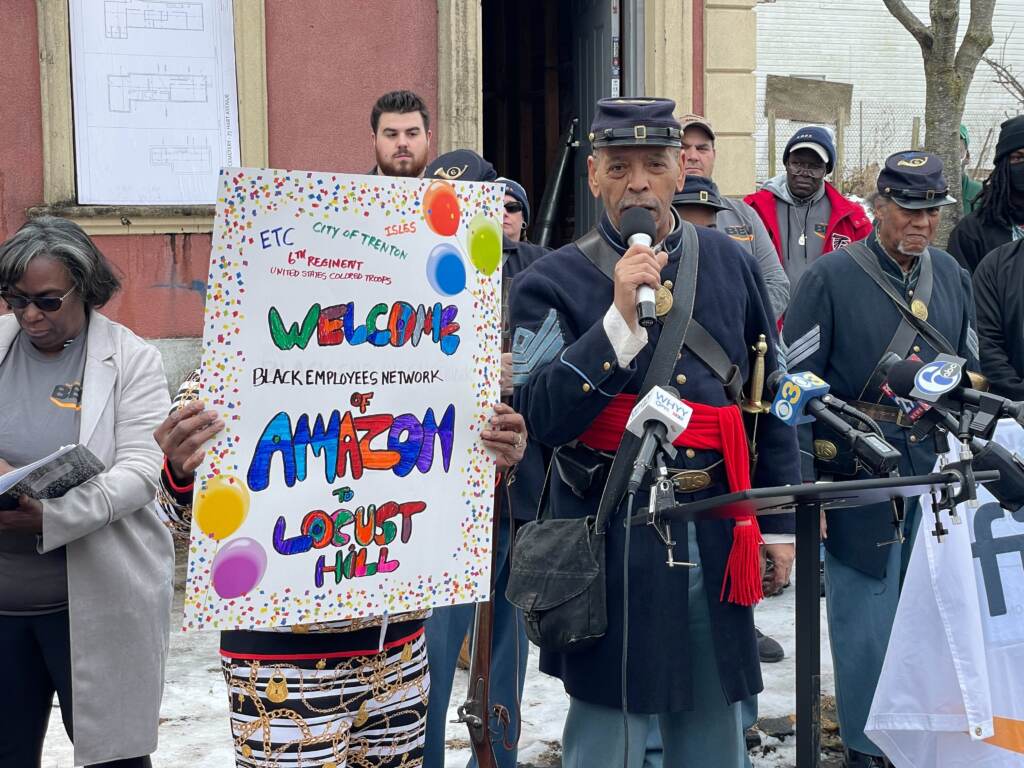 Algernon Ward Jr., president of the 6th Regiment U.S. Colored Troops, Reenactors, says at least 200 people were interred at Locust Hill Cemetery