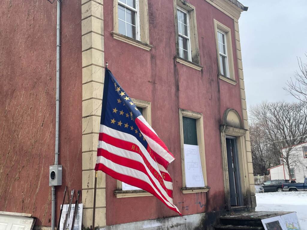 The site of a future Black history museum at the Locust Hill Cemetery in Trenton, N.J.