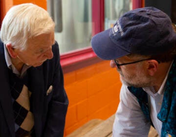 Bill Moeller (left) and author Lew Bryson