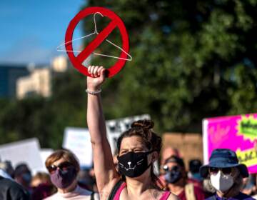 Abortion rights supporters protest in Austin, Texas, in October. Doctors say their worst fears about the Texas abortion law are coming true. (Sergio Flores/AFP via Getty Images)