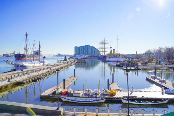 A view of the waterfront at Penn's Landing