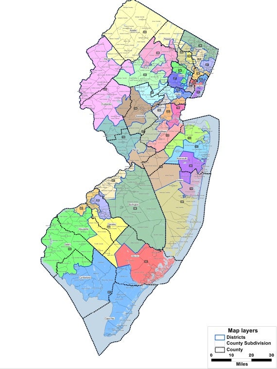 The Parkway legislative map.