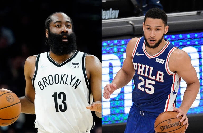 Ben Simmons traded for James Harden