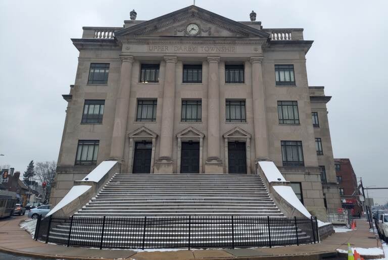 A view of the Upper Darby Township building