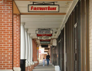 Flourtown Shopping Center on Bethlehem Pike. (Emma Lee/WHYY)