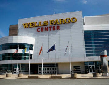 The Wells Fargo Center.  (AP Photo/Matt Slocum)