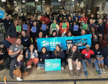 Habitat for Humanity staffers celebrated on March 22nd, after receiving the news of Mackenzie Scott's $5 million donation. (Habitat for Humanity Philadelphia)