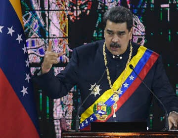 File photo: Venezuelan President Nicolas Maduro speaks during a ceremony marking the start of the judicial year at the Supreme Court in Caracas, Venezuela, Jan. 27, 2022. (AP Photo/Matias Delacroix, File)