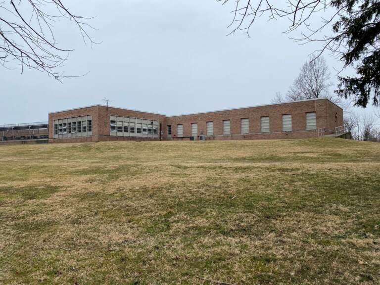 Norristown State Hospital is seen from a distance