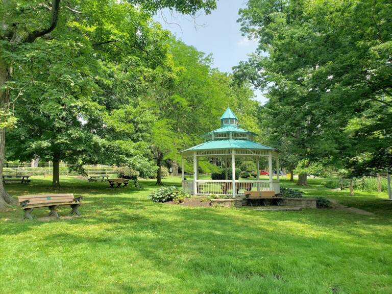 The gazebo at James A. Cisco Park in Springfield Township, Delaware County. (Springfield Township)