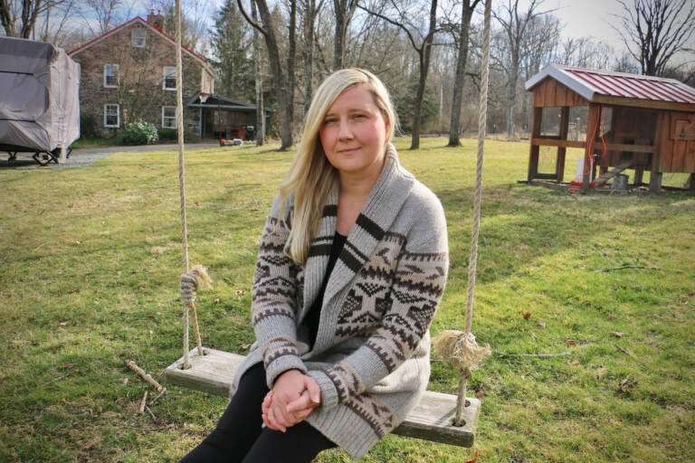 Heather, who lives in Montgomery County, differed with her ex-husband when deciding whether to vaccinate their two children against COVID-19. (Emma Lee/WHYY)