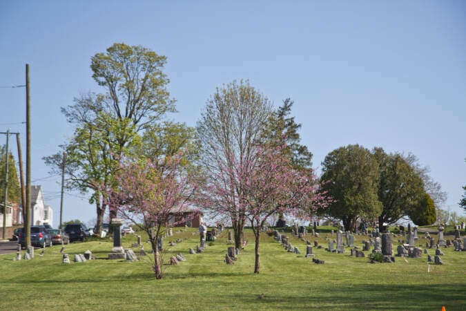 Pottstown’s first women doctor and civil war generals are buried in Edgewood Cemetery. (Kimberly Paynter/WHYY)