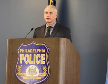 Philadelphia Police Department Homicide Captain Jason Smith. (Tom MacDonald/WHYY)