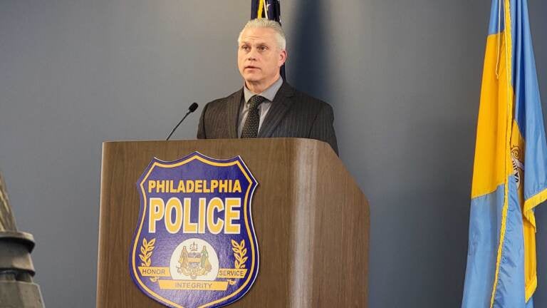 Philadelphia Police Department Homicide Captain Jason Smith. (Tom MacDonald/WHYY)