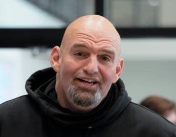 Upclose view of John Fetterman