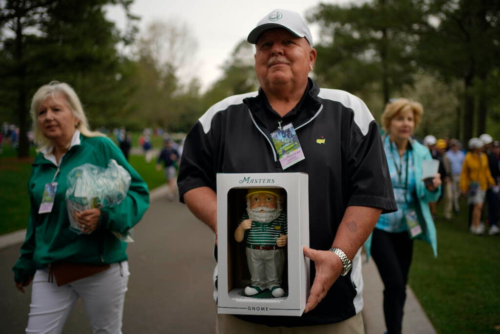 At Masters, some come to see golfers, others to see gnomes - WHYY