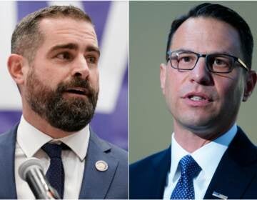 State Rep. Brian Sims, D-Philadelphia (left) and Pennsylvania Attorney General Josh Shapiro. (AP Photo/Matt Rourke, File)