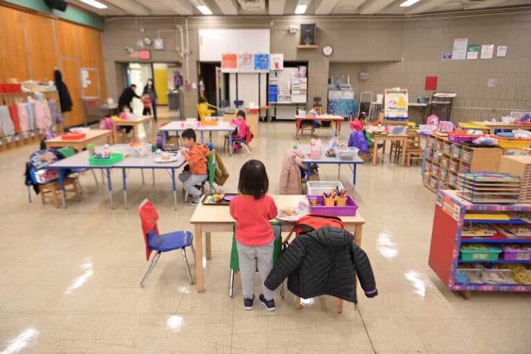 A view of pre-K students at Yung Wing School P.S. 124