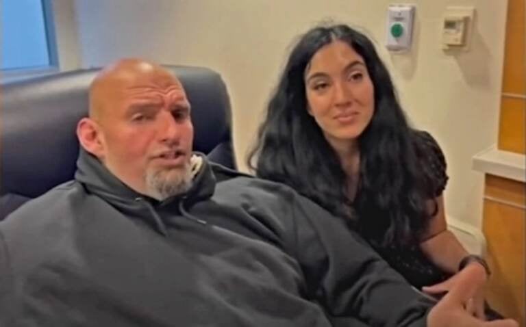 Lt. Gov. John Fetterman posted a video from the hospital. (6abc)