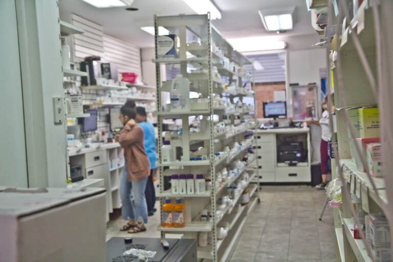 The interior of a Kensington pharmacy