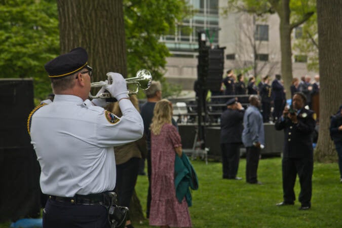 The Living Flame Memorial Service on May 4, 2022. (Kimberly Paynter/WHYY)