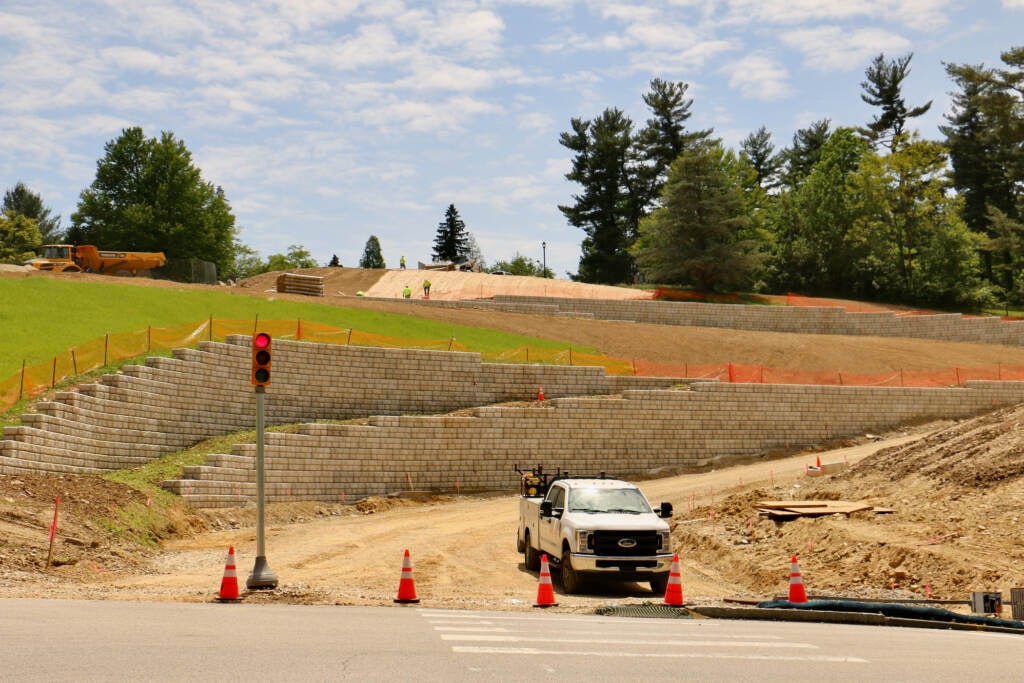 Image of Chestnut Hill College's Sugarloaf campus, which is still under construction.