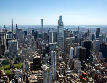 File photo: A view of uptown Manhattan from the Empire State Building is seen in New York City on Tuesday, May 18, 2021. (AP Photo/Ted Shaffrey)