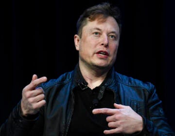 Elon Musk speaks at the SATELLITE Conference and Exhibition