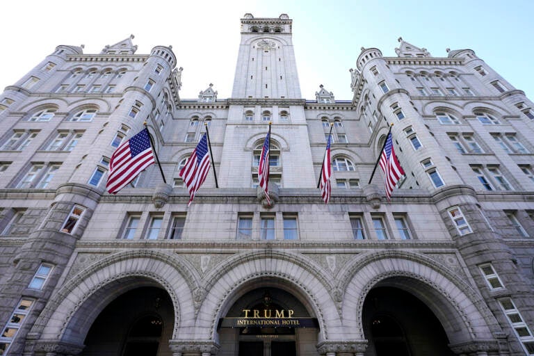 A general view of The Trump International Hotel