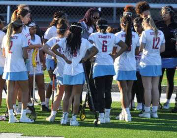 A view of the Delaware State University's women's lacrosse team