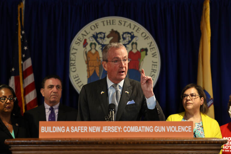 File photo: Gov. Phil Murphy called upon the N.J. Legislature to put ''every gun bill up'' for a vote so residents ''can see, in no uncertain terms, who supports commonsense gun safety and who wants New Jersey’s streets and communities to be flooded with guns.'' (@GovMurphy/Twitter)