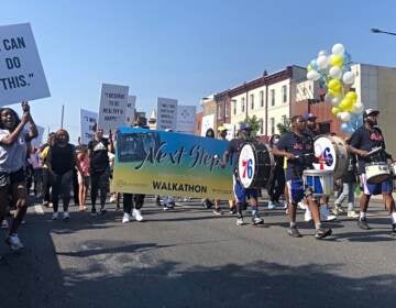 The West Powelton Drummers led the inaugural NEXT STEP Walk-a-Thon