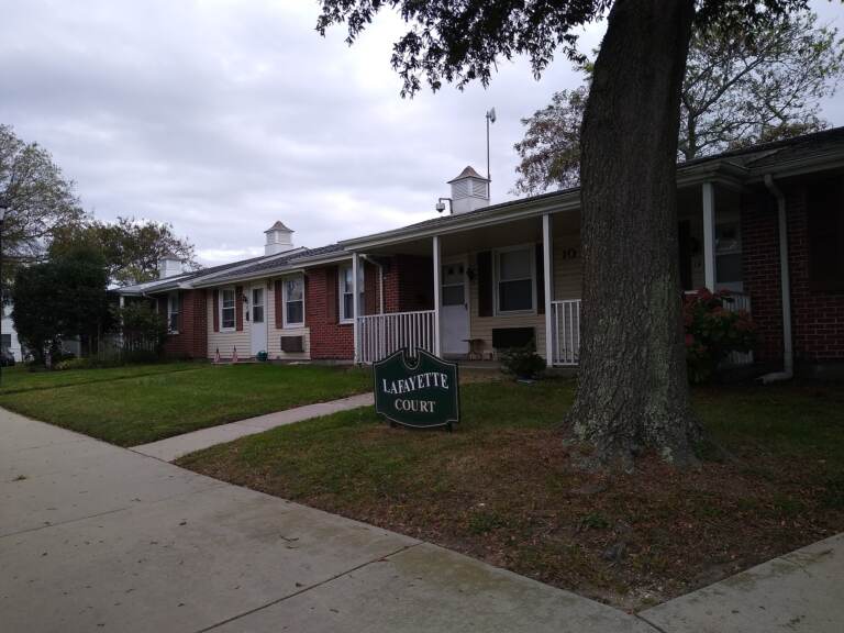 Lafayette Court housing in Cape May, New Jersey (wikimedia commons)