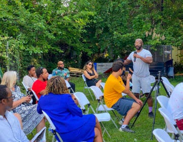 West Philly residents at a Billy Penn community conversation about anti-violence funding