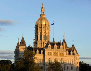 A 2012 file photo shows the Connecticut State Capitol building in Hartford.