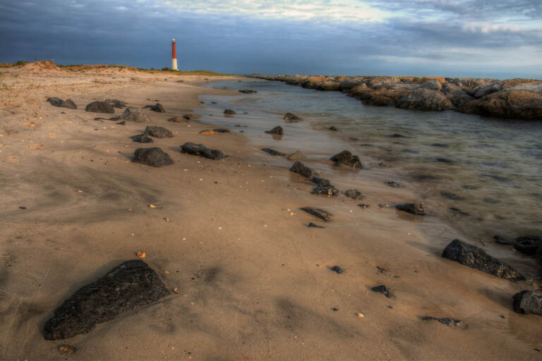 View from the beach at Barnegat Lighthouse State Park New Jersey. (michaelmill / BigStock)