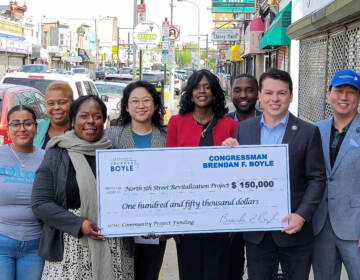 Congressman Brendan Boyle awards $150,000 for business district improvement in Olney (Tom MacDonald WHYY)