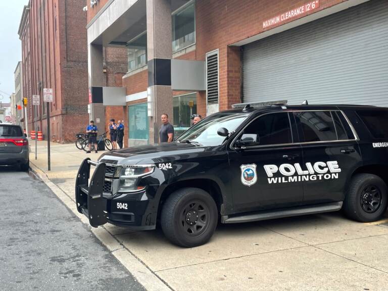 File photo: A Wilmington Police car. (Cris Barrish/WHYY)