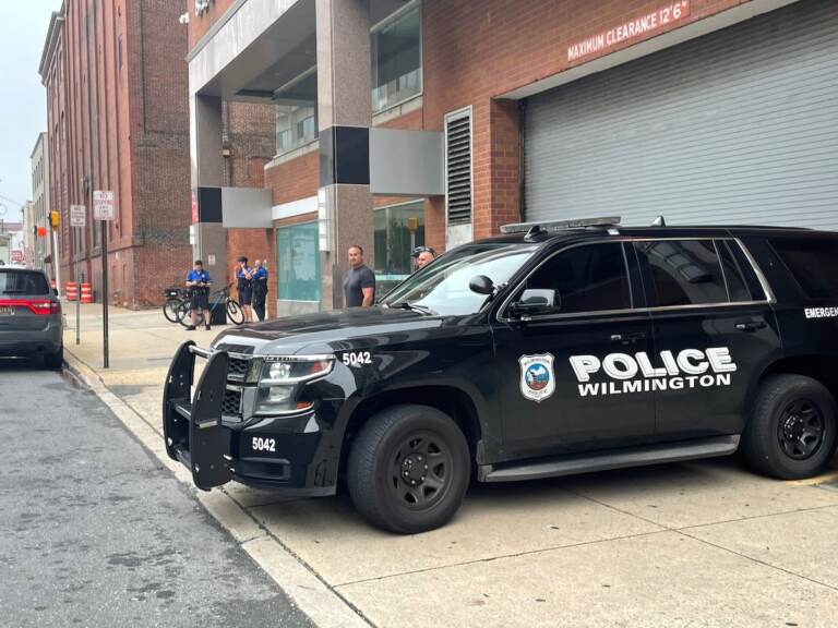 A Wilmington police car