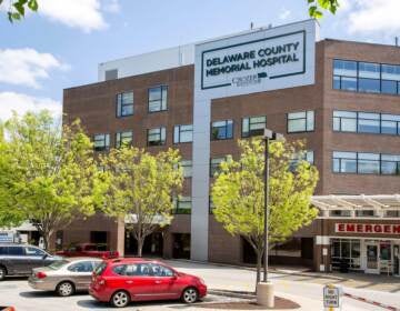 The exterior of Delaware County Memorial Hospital in Drexel Hill